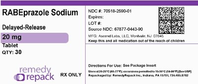 Rabeprazole Sodium 20mg 70518 2590 01
